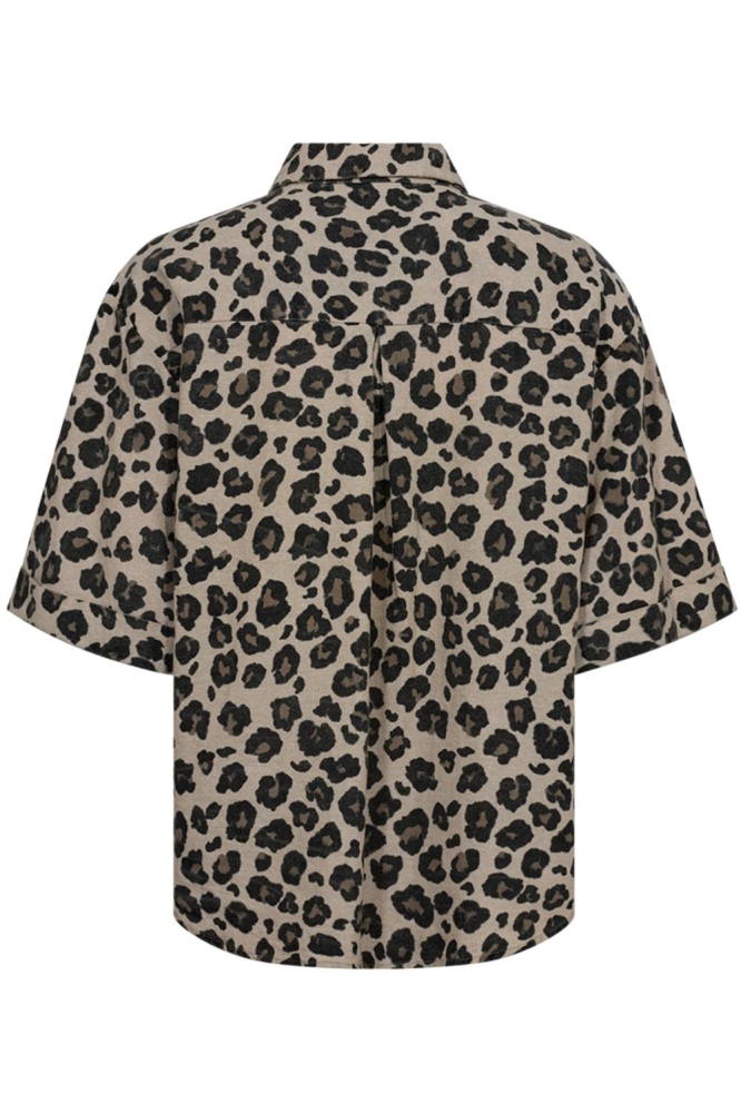 FQLAVISCO SHIRT 206036 SAND MELANGE W BLACK